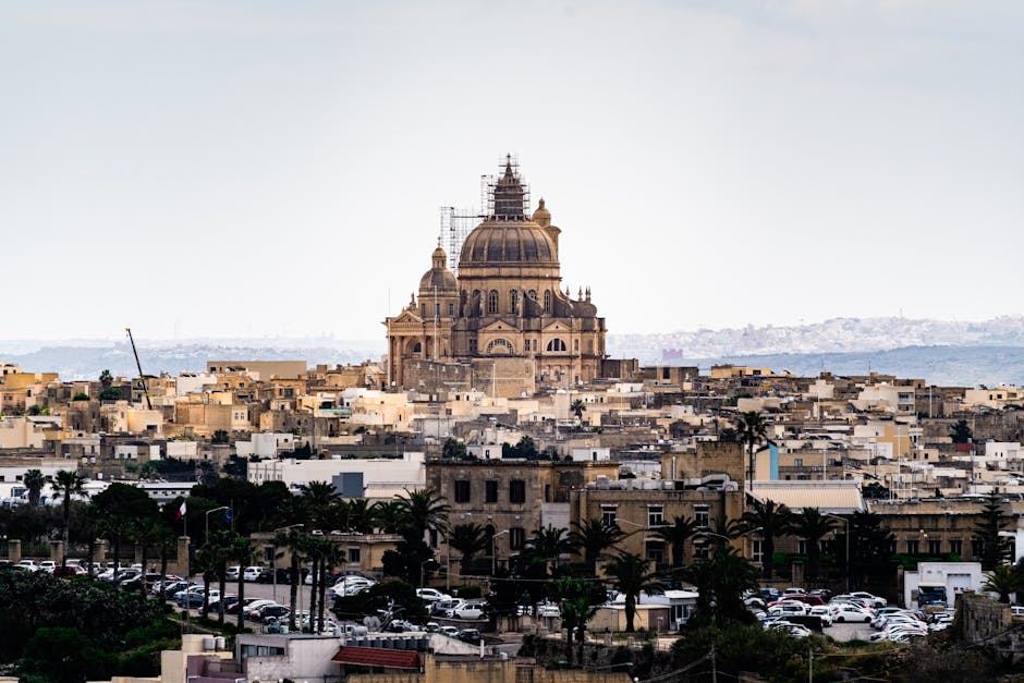 Mosta locality context in Malta